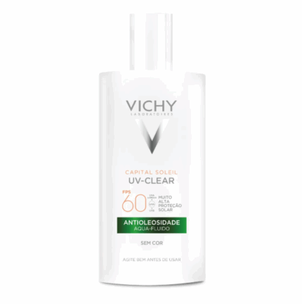 Protetor Solar Facial Vichy Capital Soleil UV-Clear sem cor FPS60 40g